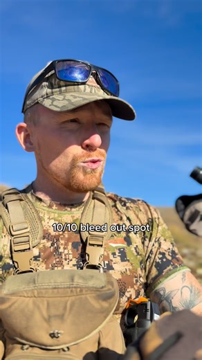 Fortunately: we weren’t ambushed by any enemy hordes on this adventure so bleeding out here wasn’t necessary Unfortunately: no rams were either ➡️ How about those blue skies and that glassy water way down low. A rare, still and hot day in the early September alpine. #YukonUnguided #sheephunting #fueledbynature | Yukon Unguided