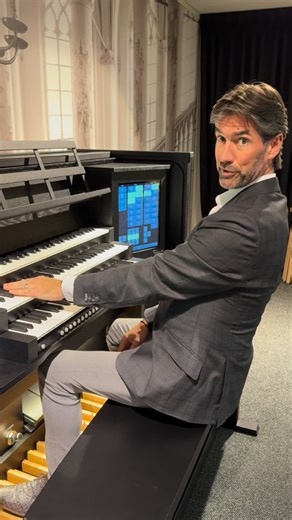 Hauptwerk Virtual Pipe Organ Official Page | A little Rush moment from Brett as he messes around on the Hauptwerk Cambiare console. 😄🎹 #Hauptwerk #CambiareSeries #Rush #DigitalOrgan... | Instagram