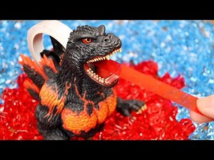 Godzilla Tape Dispenser -burning godzilla 1995-
