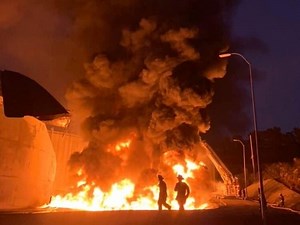 Fire Suppression System At Tank Fire Not Working During Inferno