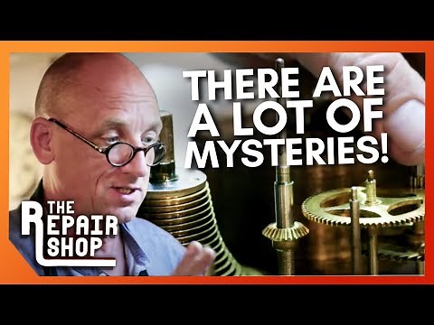 Cleaning out Decades of Grimes from old Train Time-Clock | The Repair Shop