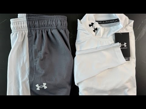 Under Armour Zone Men's 7" Shorts and Compression Mock Long Sleeve