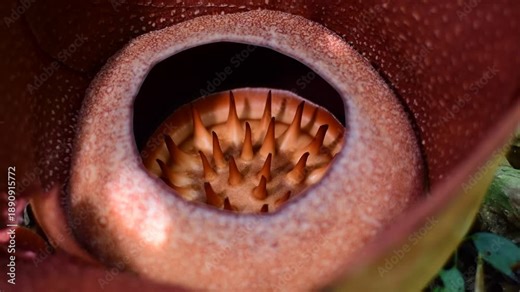 Rafflesia flower, The Rafflesia is blooming, The world's largest flower, Khao Sok, Surat Thani Province.