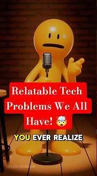 Relatable Tech Problems We All Have! 🤯 #standupcomedy #foryou #funny #comedy #technology #jokes