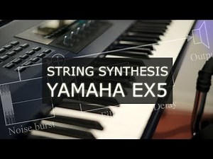 Karplus-Strong synthesis on the Yamaha EX5 - creating plucked string sounds out of noise