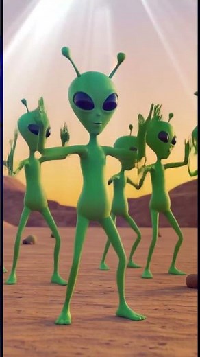 Green Aliens Crush the Macarena Remix 💥🛸 | Camarena Energy Hits Mars! #aliens #dance #alienremix
