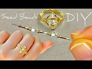 Bugle Beads Jewelry Making: Beaded Ring Tutorial