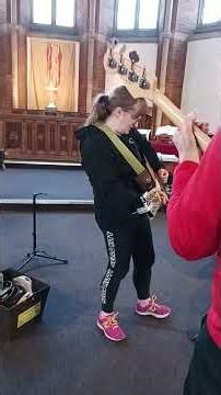 Rosalind singing Christian songs at St james