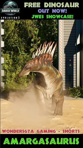 Free Dinosaur! - Amargasaurus - Every Dinosaur Release Series - JWE3 Showcase