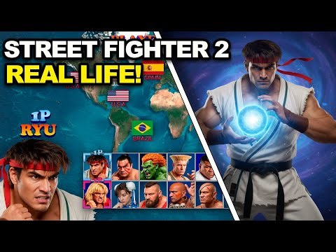 Street Fighter 2 in Real Life! 😱 See How the Characters Would Look