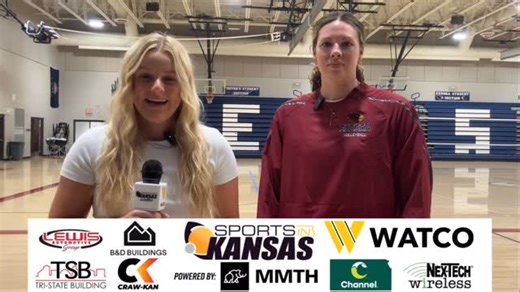 Eudora (4A🏐) The Eudora Volleyball team wrapped up an impressive regular season, clinching the Frontier League title after a big win over Paola earlier this week. The Cardinals finished 7-0 in league play, earning their first league championship since 2007 — and the first under Head Coach Brooke Hopper. Emma Hale of SIK stopped by practice this afternoon to catch up with Coach Hopper, Senior Bailey Hammerschmidt, and Sophomore Braydee Miller as they turn their focus to the postseason. #sportsin