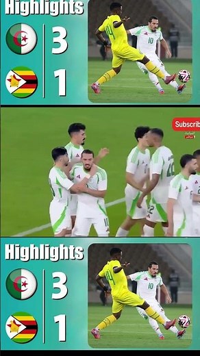 Algeria vs Zimbabwe – Friendly Match Highlights