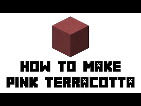 Minecraft Survival: How to Make Pink Terracotta