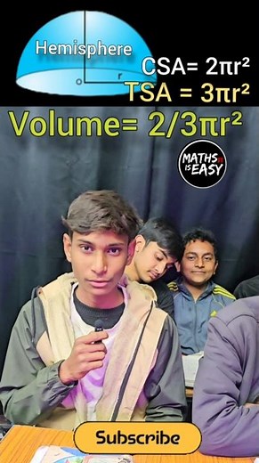 Class 10 Maths Surface area volume formula | All formats of Hemisphere #ytshorts #shorts