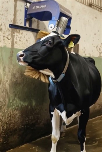 Most Satisfying Cow Massage Machine You’ve Ever Seen! 🐮