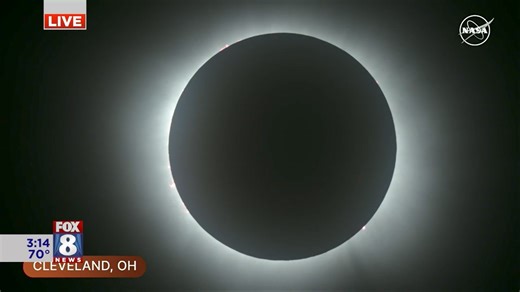WATCH: The great eclipse of 2024 turned a sunny day in Cleveland to darkness for an exhilarating 3 minutes and 50 seconds -- https://tinyurl.com/4fjekpu8 | Fox 8 News