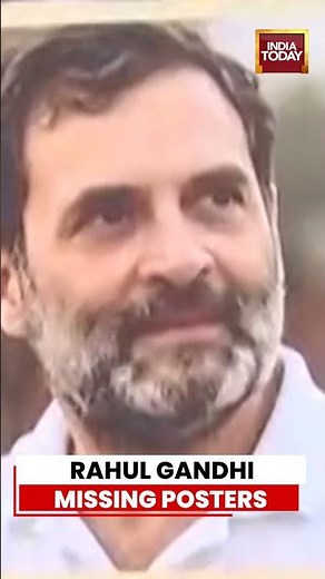Rahul Gandhi Posters: ‘Missing’ Posters Of Rahul Gandhi Put Up At ITO & Mandi House In Delhi