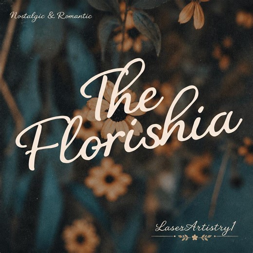 The Florishia Vintage Script Font Commercial Use, Romantic Wedding Logo Cricut Canva Font - Etsy
