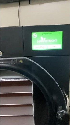 Harvest Right Freeze Dryer Set Up