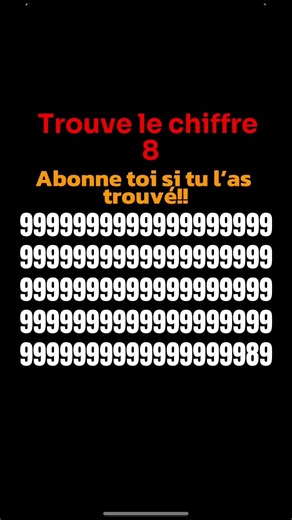 Trouve le chiffre 8 #humour #viralvideo #memes #abonnetoi