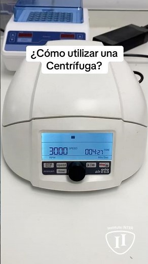 ¿Cómo utilizar una Centrífuga? 🧫 #centrifuga #laboratorio #anatomia