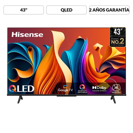 Televisor Hisense | 43 pulgadas QLED 4K UHD | 43Q6N HISENSE | falabella.com