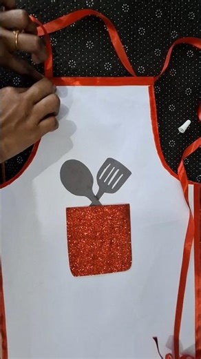 How to make a Master chef Apron using paper #shortsfeed #shortsviral #masterchef #chefapron