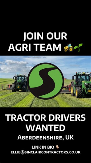 Tractor Drivers Wanted for Our Agriculture Team