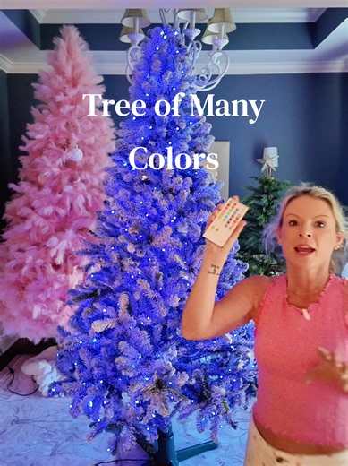 This @SHareconn flocked multicolor Christmas tree with remote and timer is so versatile! You can choose classic warm white lights or just about any color of the rainbow and so many different modes! #tiktokshopcreatorpicks #christmasdecor #christmastree #rgblights