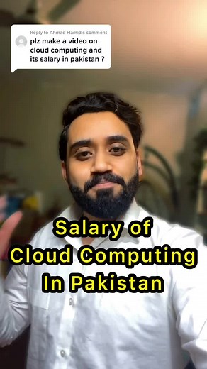 Replying to @Ahmad Hamid Salary of cloud computing in Pakistan. 🙌🏻 #azure #cloudcomputing #aws