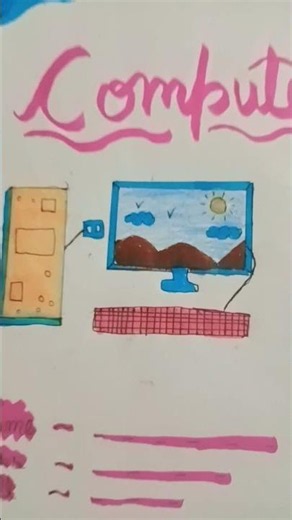 computer border design for project #cute #wow #best #beauty #viral