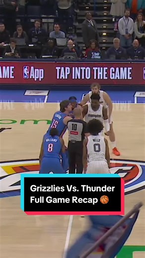 Grizzlies vs Thunder Full Game Recap: Key Highlights