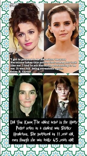 Harry Potter Actors Facts That Will Shock You! 🤯 | Hermione & Hogwarts Secrets#shortvideo ##memes