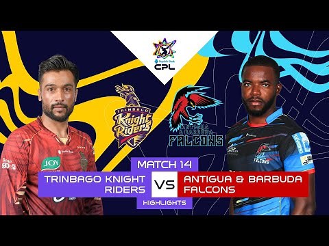 Highlights | Trinbago Knight Riders vs Antigua And Barbuda Falcons | CPL 2025