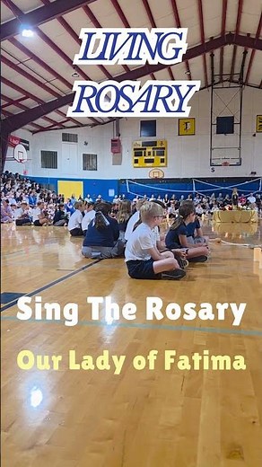 Sing the Rosary- Laura Huval at Our Lady of Fatima School #singtherosary #rosarymonth #catholic