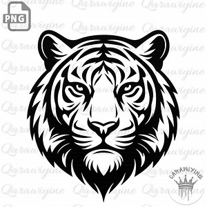 Angry Tiger Face PNG: Cricut Vector, Sublimation Design (digital Download - Etsy