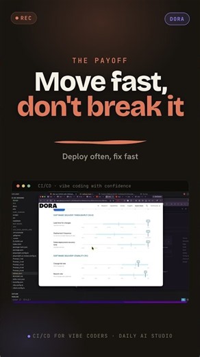 Move Fast Deploy Often Break Less #vibecoding