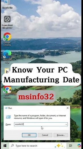 How to know your pc manufacturing date| how to check laptop or pc D.O.B |#pctips #computereducation
