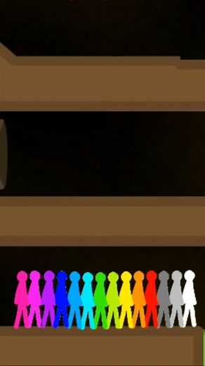 Stickman Death Run 8 - Color Select Stickman Obstacle Course