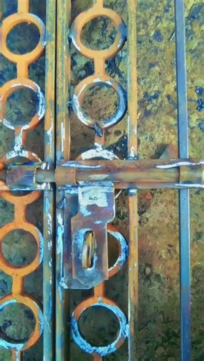 Subscribe 🙏 | Secure Iron Gate Lock | Heavy Steel Welding Work