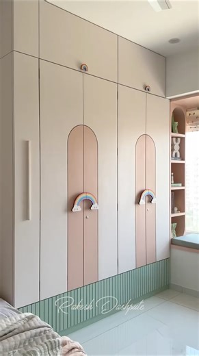 Rakesh Dashpute on Instagram: "Brighten your girl’s room with a magical unicorn themed bedroom design, filled with natural light and happiness. . . Designed By: @aligninteriorsbyrakesh | @rdashpute . . #unicorntheme #kidsroominspo #bedroomdesign #kidsroomideas #interiorinspiration #kidsbedroom #bedroom #studytable #wardrobe #wardrobestylist #kidsroomdecoration #interiorgoals #interiordecorator"