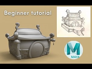 Cartoon House - Maya Beginner Tutorial