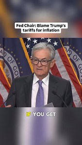 1.1K views · 5.8K reactions | Fed Chair Jerome Powell Blames Trump's tariffs for high Inflation | Watcher.Guru | Facebook