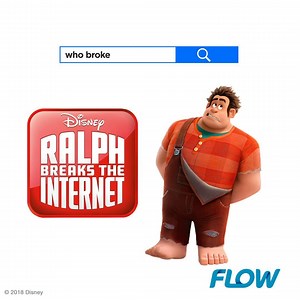 Ralph and Vanellope discovered Wi-Fi and what happens next is one crazy adventure 😥. See what happens on Ralph Breaks the Internet, available now on Flow OnDemand. | Flow
