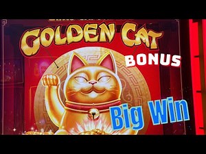 Golden Cat Bonus Slot Wins Las Vegas .01 denomination $1.80