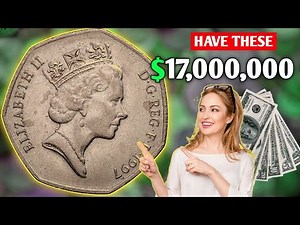 UK Elizabeth 1997 50p Coin Value | How Much is a 1997 50 New Pence Worth Money?