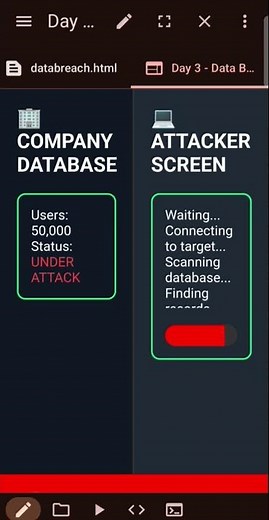 💥 Data Breach Simulation | 50,000 Records Exposed | Day 3