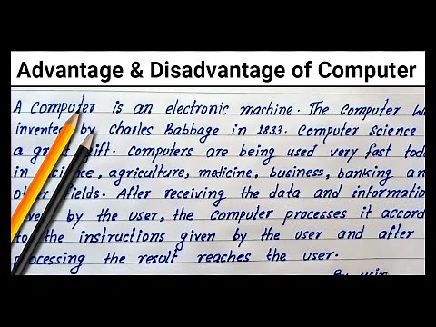 Easy Advantage & Disadvantage of Computer | English paragraph writing |How to Read and Write English