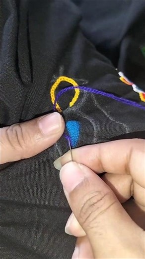 colour 🐦 bird embroidery art tutorial read thead work#emroidery#art #new #shorts #viral #viralshorts