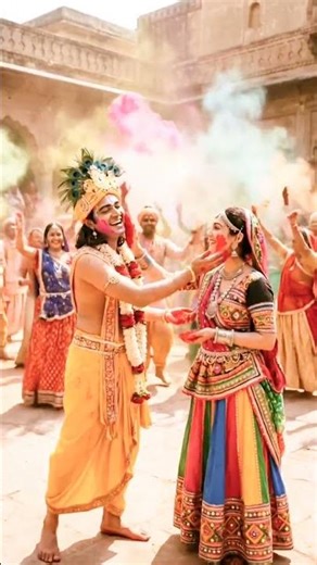 Devta bhi Holi khelte #shortsvideo #trendingdance